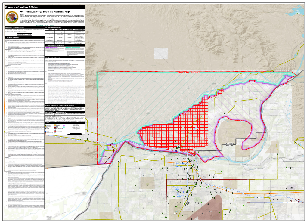 Fort Yuma Agency: Strategic Planning Map Reservoir