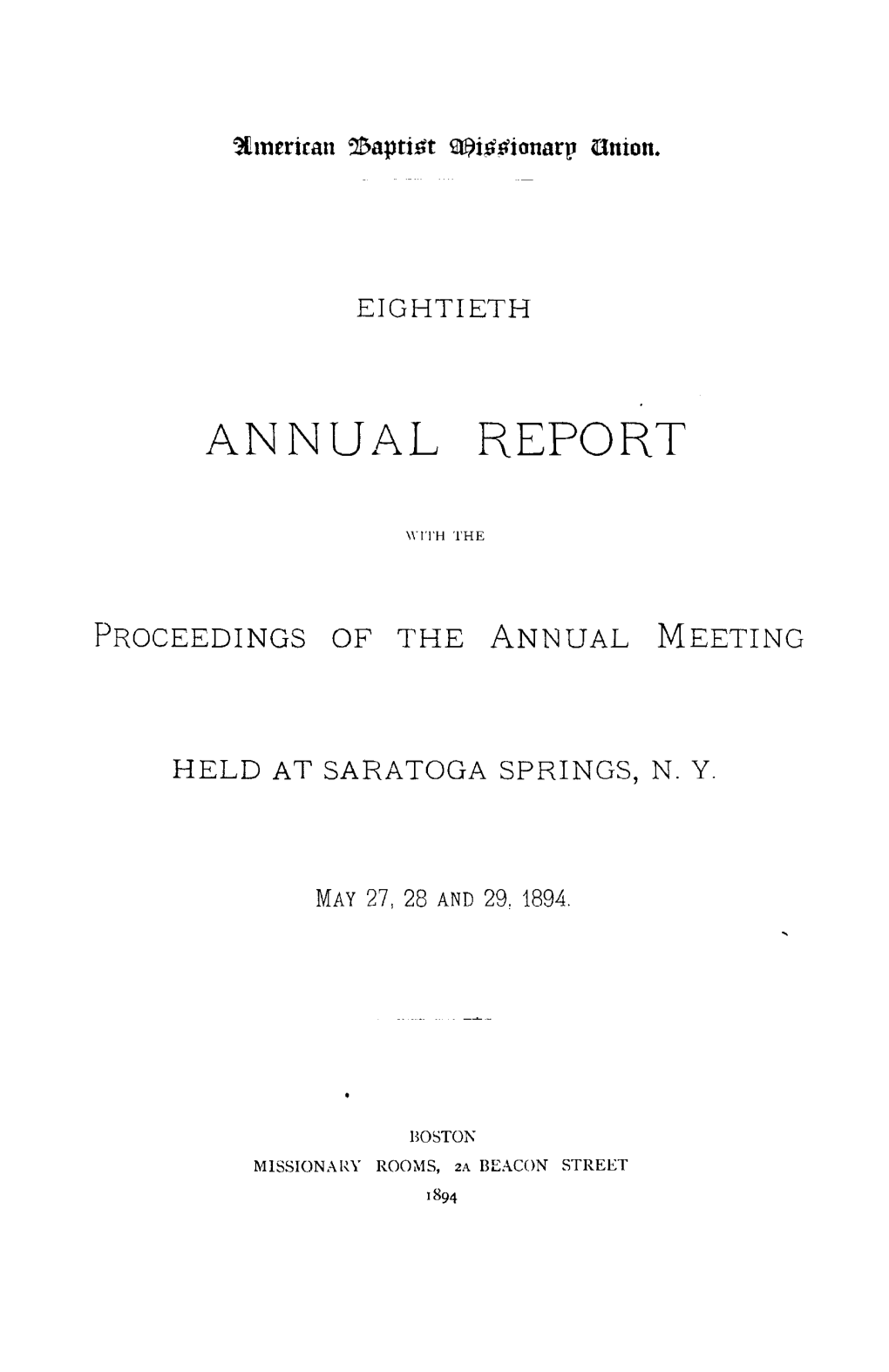 Annual Report