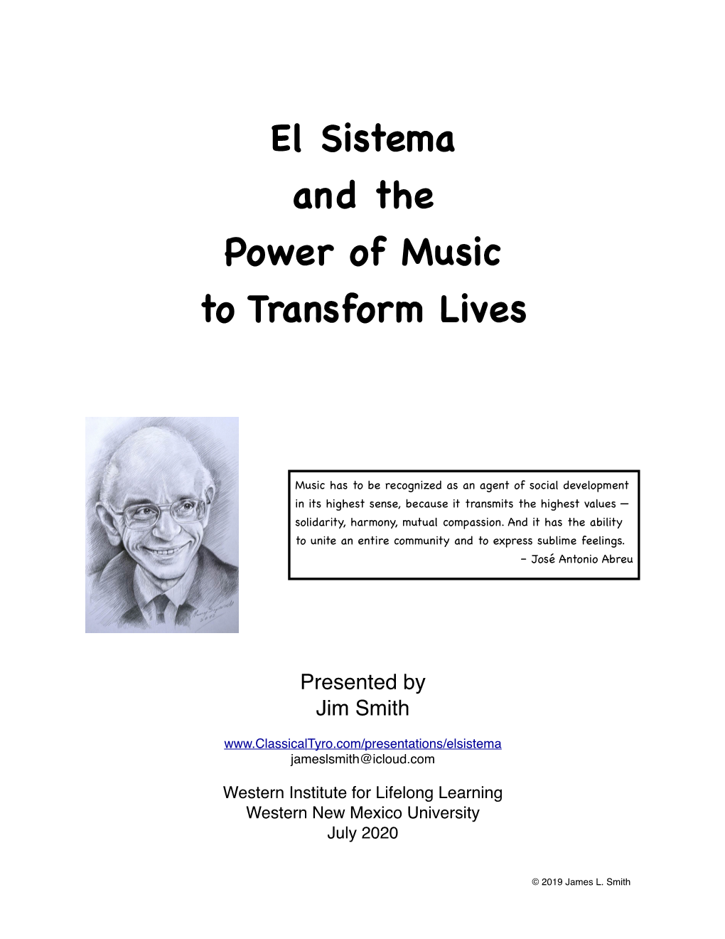 B-El Sistema WILL 2020