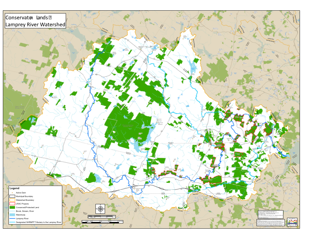 Conservaton Lands Lamprey River Watershed