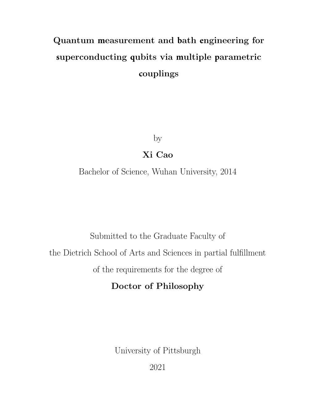 Quantum Measurement and Bath Engineering for Superconducting Qubits Via Multiple Parametric Couplings