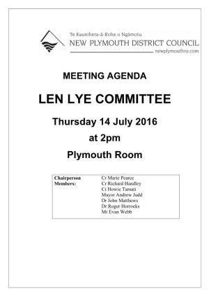 Len Lye Committee