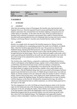 Falkirk II Gazetteer: Page 1
