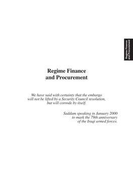 Regime Finance and Procurement, P. 1-71