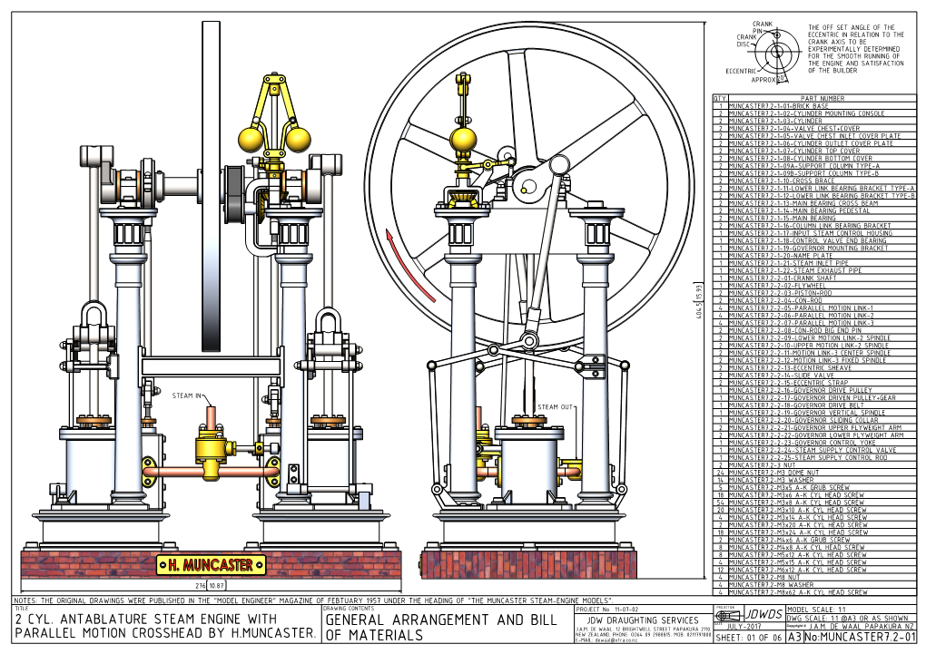 General Arrangement and Bill of Materials