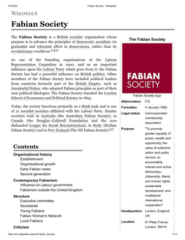 Fabian Society - Wikipedia