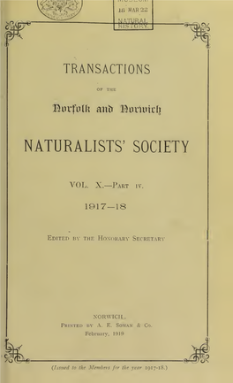 Naturalists' Society