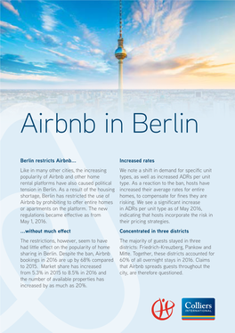 Bookings of Airbnb in Berlin