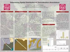 Determining Spatial Distribution of Toxicodendron Diversilobum