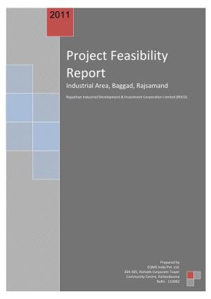 Project Feasibility Report of Proposed Industrial Area Development (Industrial Area, Bagga2011d) by Rajasthan Industrial Development & Investment Corporation Limited