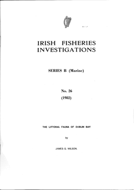 Irish Fisheries Investiga Tions