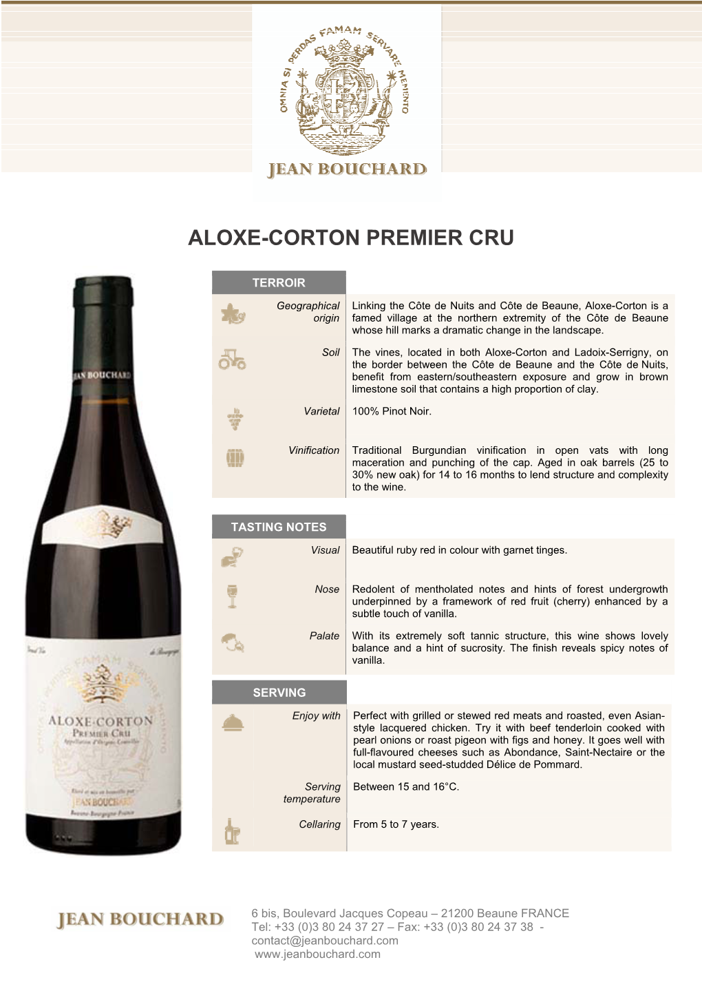 Aloxe-Corton Premier Cru