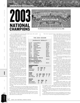 National Championship CHAMPIONS the 2003 THIS IS LSU NATIONAL YERS