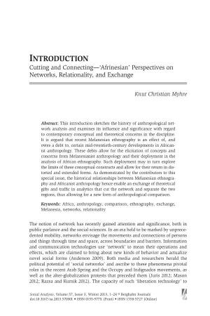 Introduction: Cutting and Connecting: 'Afrinesian' Perspectives on Networks, Relationality, and Exchange