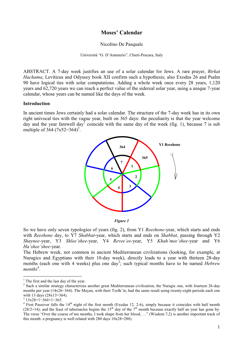 Hebrew Perpetual Calendar