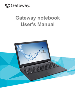 Gateway Notebook User's Manual