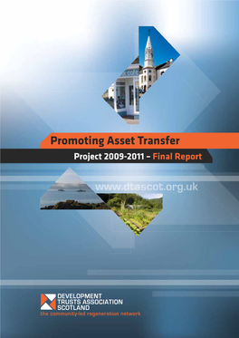 Promoting Asset Transfer Project 2009-2011 – Final Report
