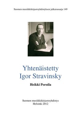 Yhtenäistetty Igor Stravinsky