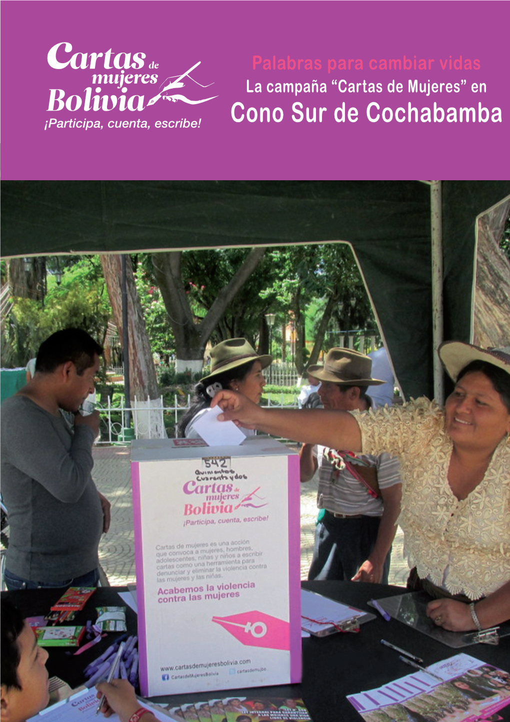 La Campaña “Cartas De Mujeres” En Cono Sur De Cochabamba