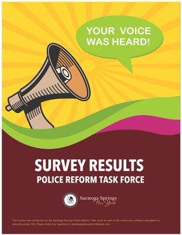 Police Reform Task Force Survey Results
