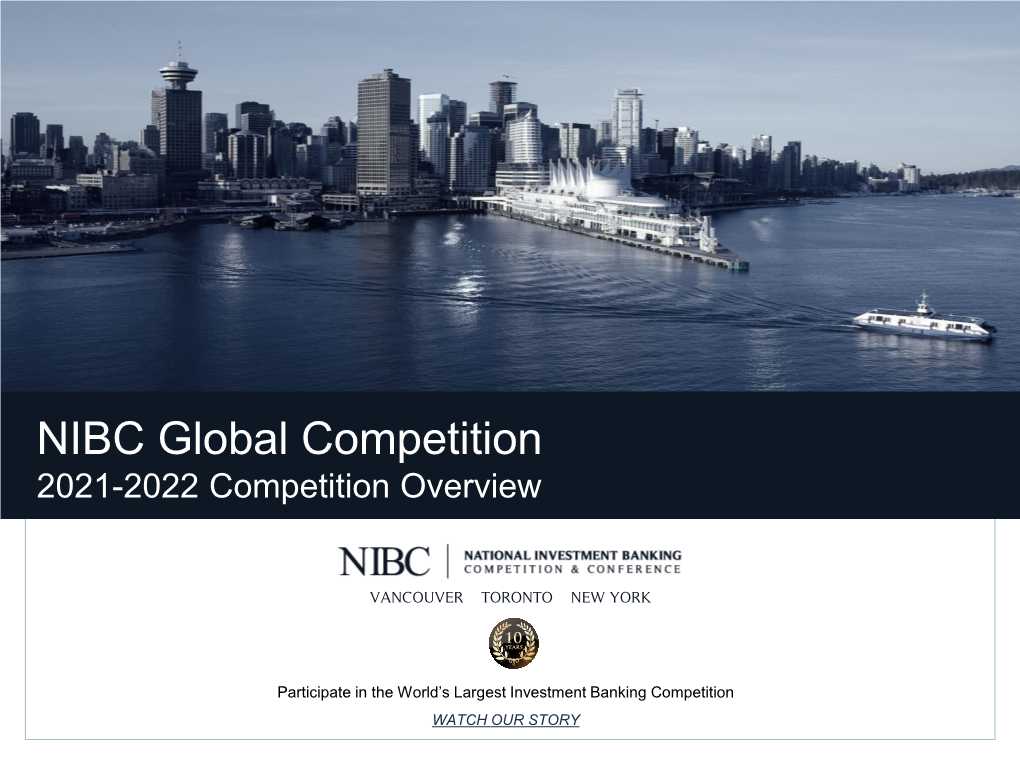 National Investment Banking Competition 20212022 2 NIBC Overview DocsLib