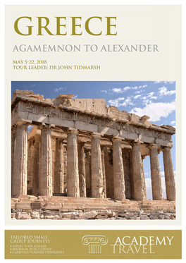 Agamemnon to Alexander