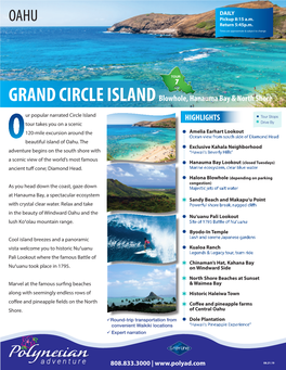 Grand Circle Island Tour
