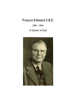 Francis Edmond C.B.E