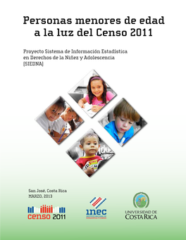 Personas Menores De Edad a La Luz Del Censo 2011