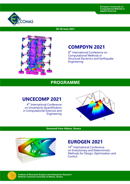 COMPDYN 2021 8Th International Conference on Computational Methods in Structural Dynamics and Earthquake Engineering