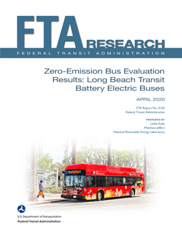 Zero-Emission Bus Evaluation Results: Long Beach Transit Battery Electric Buses