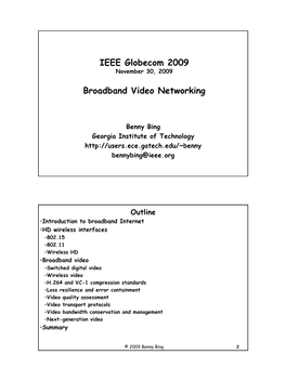 Broadband Video Networking &gt;