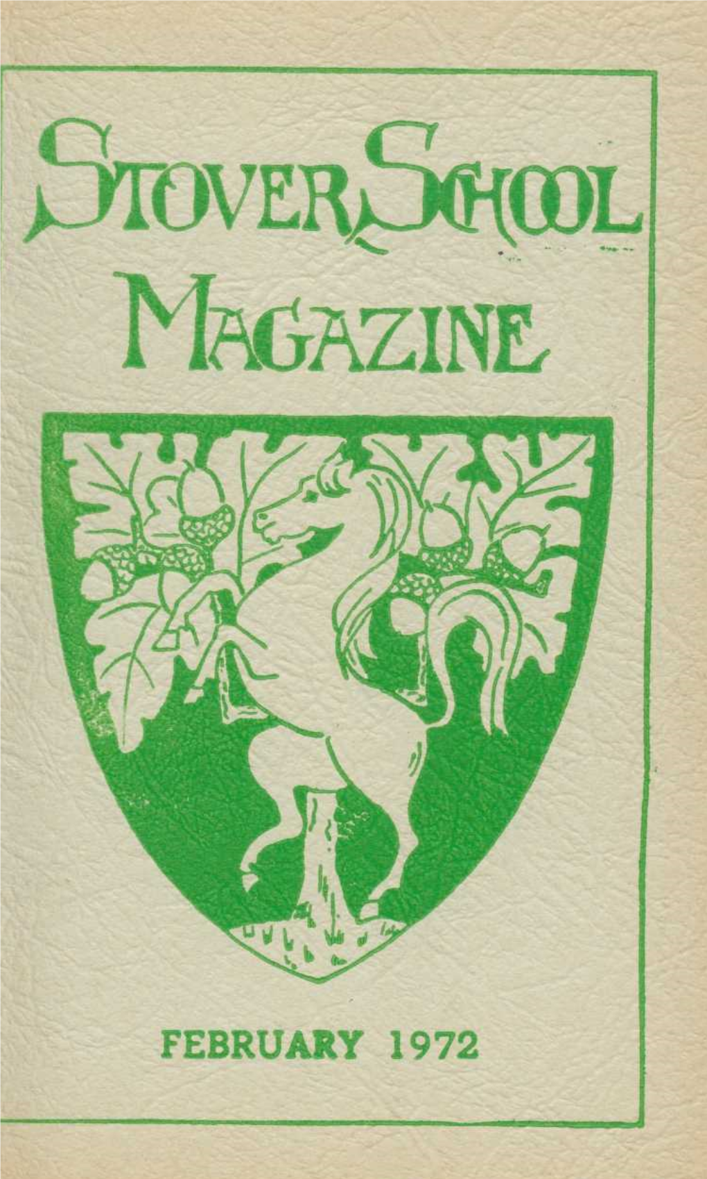 Stover School Magazine 1972