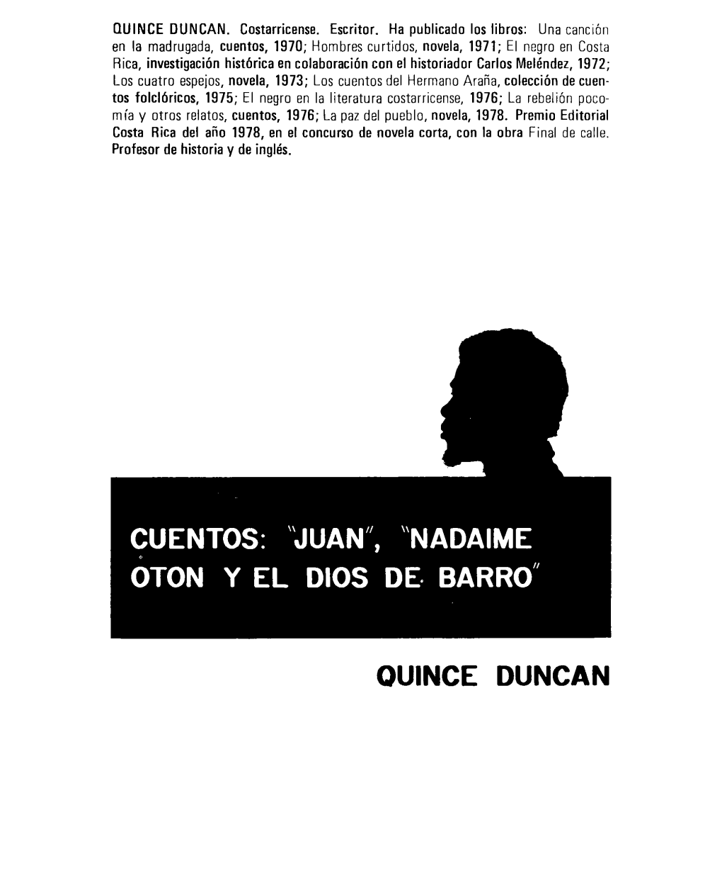 QUINCE DUNCAN Juan