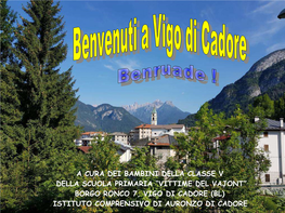 “Vittime Del Vajont” Borgo Ronco 7, Vigo Di Cadore (Bl)