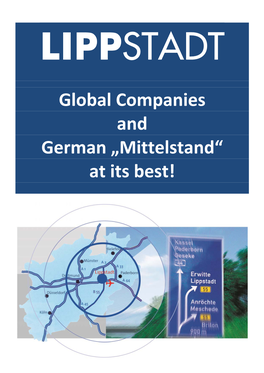 Global Companies and German „Mittelstand“ at Its Best!