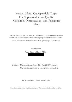 "Normal-Metal Quasiparticle Traps for Superconducting Qubits"