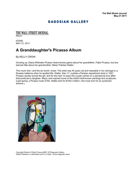 A Granddaughter's Picasso Album