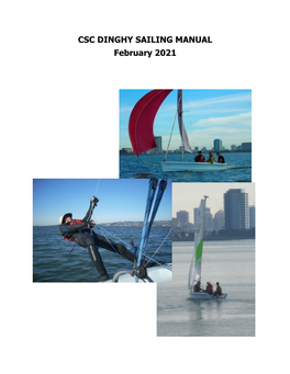 CSC DINGHY SAILING MANUAL February 2021 Introduction