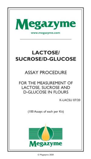 Sucrose/D-Glucose