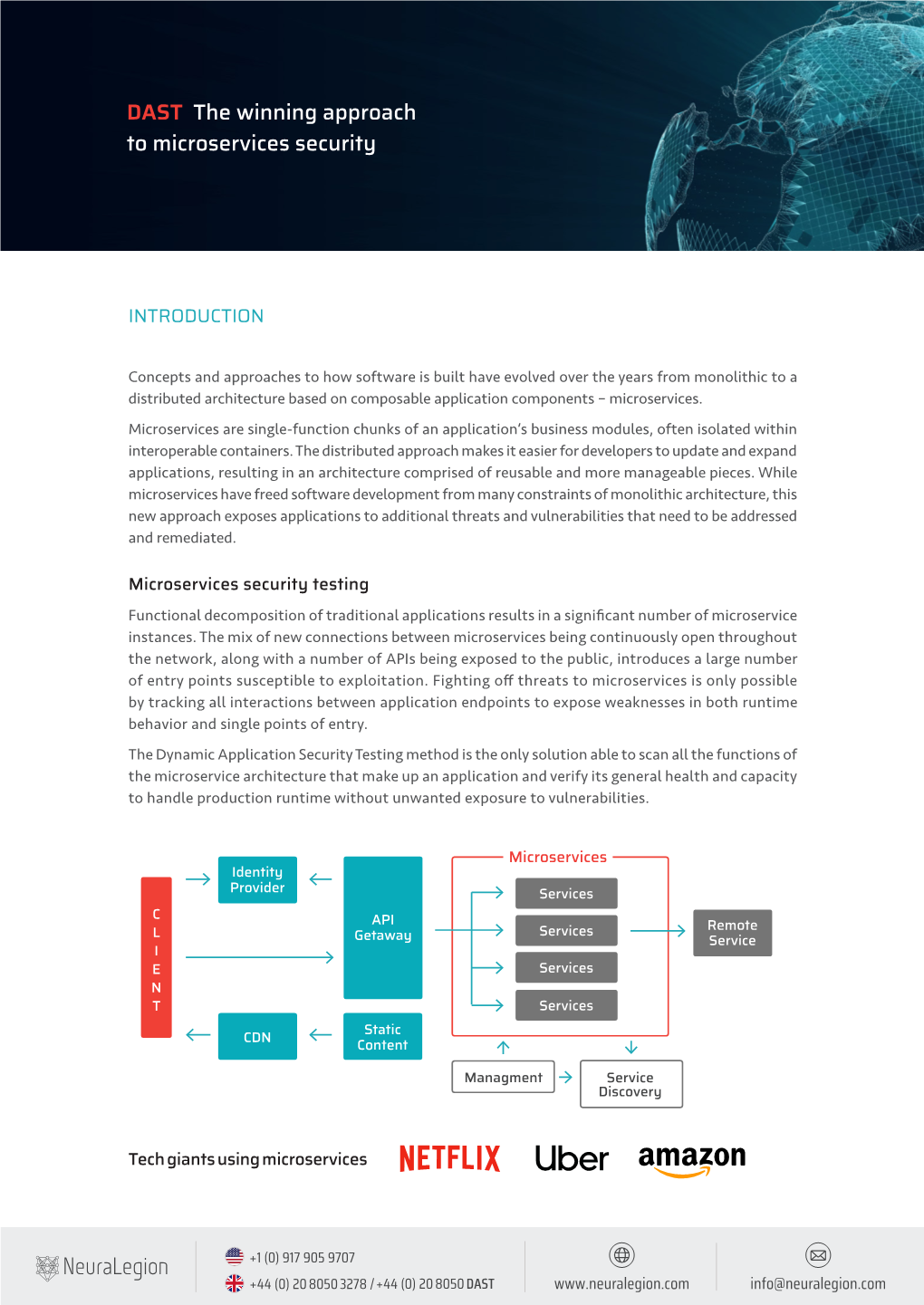 DAST the Winning Approach to Microservices Security