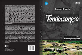 Situs Tondowongso Di Kediri Ini Perlu Diinformasikan Dalam Bentuk Buku