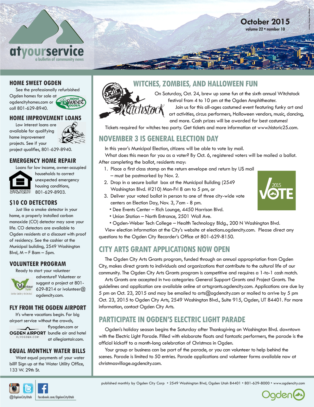 Atyourservice a Bulletin of Community News