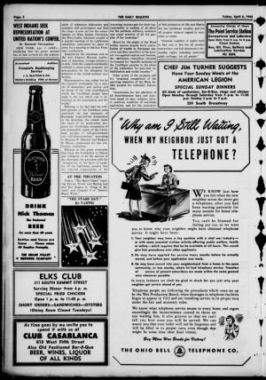 The Daily Bulletin. (Dayton, Ohio), 1945-04-06