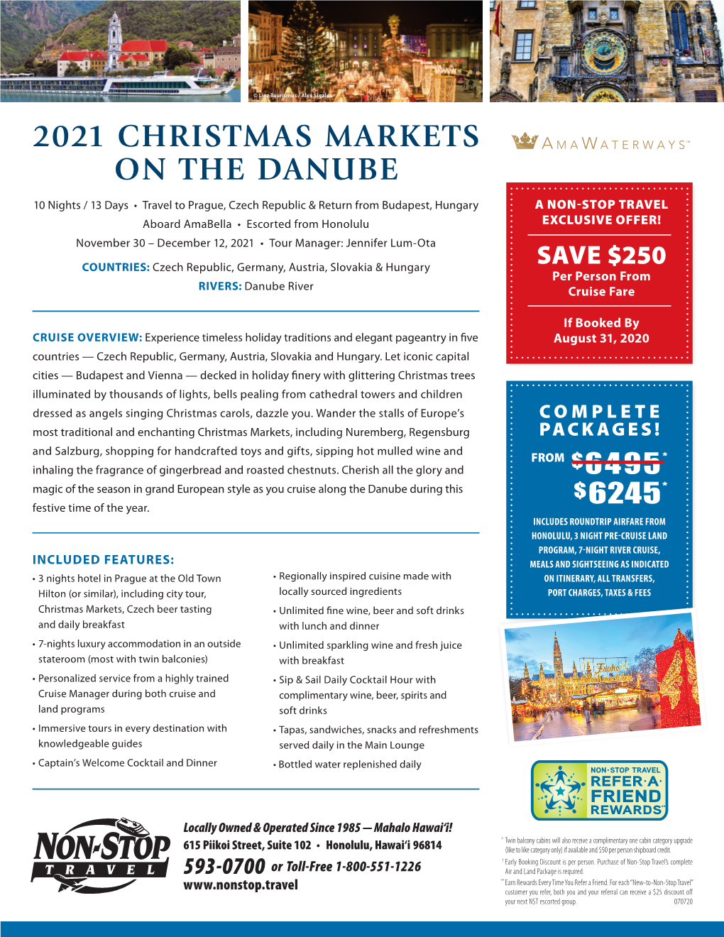 2021 Christmas Markets on the Danube