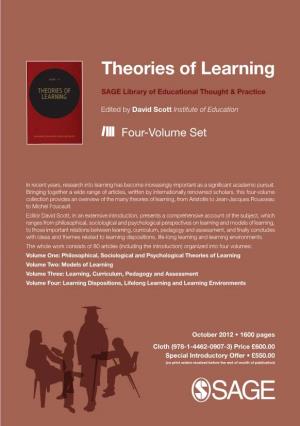 Theories of Learning