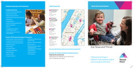 View Our Pediatric ENT Brochure