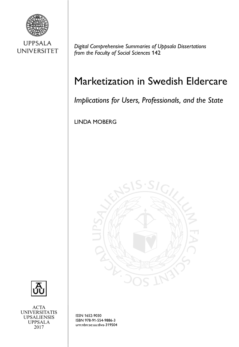 Marketization in Swedish Eldercare