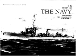 THE NAVY the Magazine of the NAVY LEAGUE of AUSTRALIA