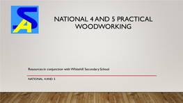 Practical Woodworking Presentation